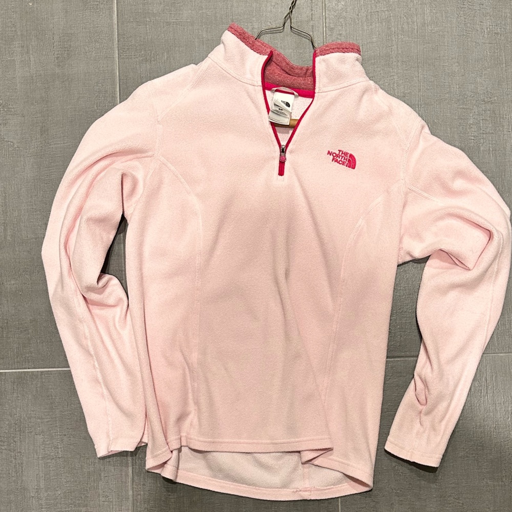 Pullover fleece sweater half zip